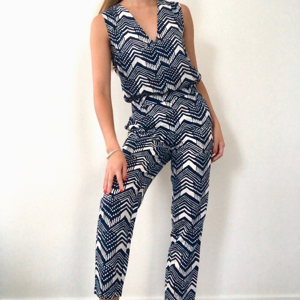 J. Crew Printed Jumpsuit